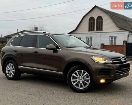 Коричневый Фольксваген Туарег, объемом двигателя 2.97 л и пробегом 190 тыс. км за 15980 $, фото 1 на Automoto.ua