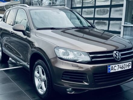 Фольксваген Туарег 2014 в Луцке на Automoto.ua Коричневый Фольксваген Туарег, объемом двигателя 3 л и пробегом 217 тыс. км за 22000 $, фото 1 на Automoto.ua