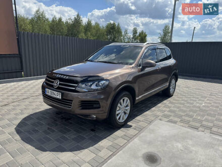 Фольксваген Туарег 2014 в Звенигородка на Automoto.ua Коричневый Фольксваген Туарег, объемом двигателя 3 л и пробегом 370 тыс. км за 26000 $, фото 1 на Automoto.ua