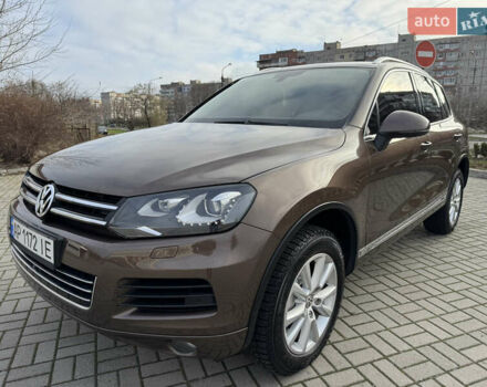 Коричневый Фольксваген Туарег, объемом двигателя 3 л и пробегом 191 тыс. км за 18000 $, фото 1 на Automoto.ua