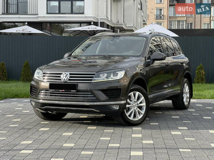 Фольксваген Туарег 2017 в Ужгороде на Automoto.ua Коричневый Фольксваген Туарег, объемом двигателя 3 л и пробегом 220 тыс. км за 29800 $, фото 1 на Automoto.ua