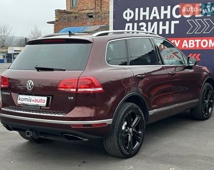 Красный Фольксваген Туарег, объемом двигателя 3.6 л и пробегом 189 тыс. км за 22649 $, фото 13 на Automoto.ua