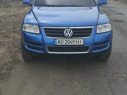 Фольксваген Туарег 2004 в Новониколаевке на Automoto.ua Фольксваген Туарег, объемом двигателя 2.5 л и пробегом 450 тыс. км за 7500 $, фото 1 на Automoto.ua