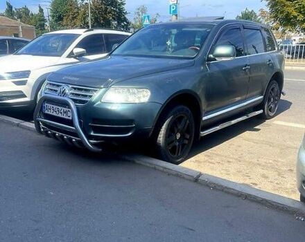 Серый Фольксваген Туарег, объемом двигателя 4.9 л и пробегом 260 тыс. км за 6000 $, фото 6 на Automoto.ua