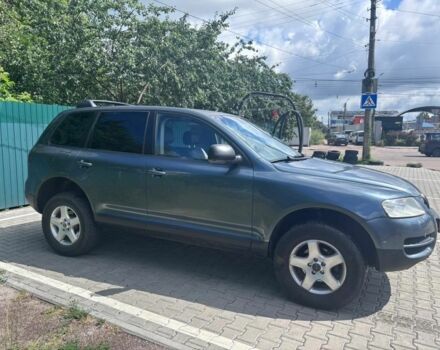 Фольксваген Туарег 2004 в Славянске на Automoto.ua Серый Фольксваген Туарег, объемом двигателя 2.5 л и пробегом 270 тыс. км за 4650 $, фото 6 на Automoto.ua