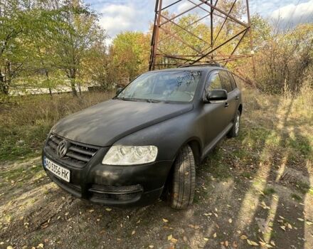 Серый Фольксваген Туарег, объемом двигателя 2.5 л и пробегом 290 тыс. км за 6300 $, фото 6 на Automoto.ua