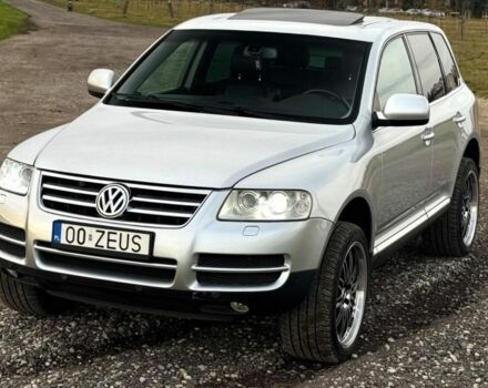 Серый Фольксваген Туарег, объемом двигателя 3 л и пробегом 219 тыс. км за 4400 $, фото 2 на Automoto.ua