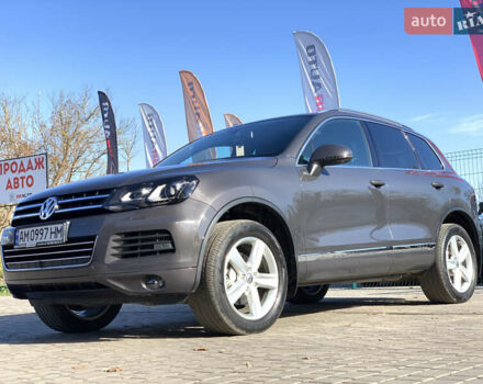 Серый Фольксваген Туарег, объемом двигателя 3 л и пробегом 260 тыс. км за 18899 $, фото 1 на Automoto.ua