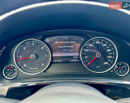 Серый Фольксваген Туарег, объемом двигателя 3 л и пробегом 226 тыс. км за 15490 $, фото 63 на Automoto.ua