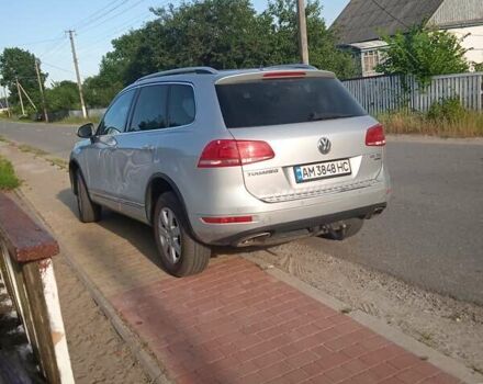 Серый Фольксваген Туарег, объемом двигателя 3 л и пробегом 320 тыс. км за 19000 $, фото 3 на Automoto.ua