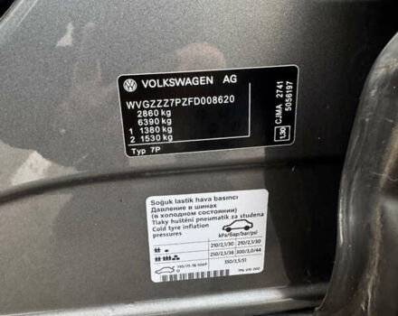 Серый Фольксваген Туарег, объемом двигателя 2.97 л и пробегом 220 тыс. км за 23500 $, фото 12 на Automoto.ua