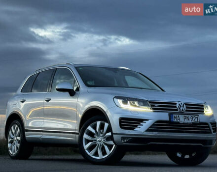 Серый Фольксваген Туарег, объемом двигателя 3 л и пробегом 205 тыс. км за 27500 $, фото 31 на Automoto.ua