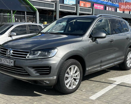 Серый Фольксваген Туарег, объемом двигателя 3 л и пробегом 173 тыс. км за 32000 $, фото 9 на Automoto.ua