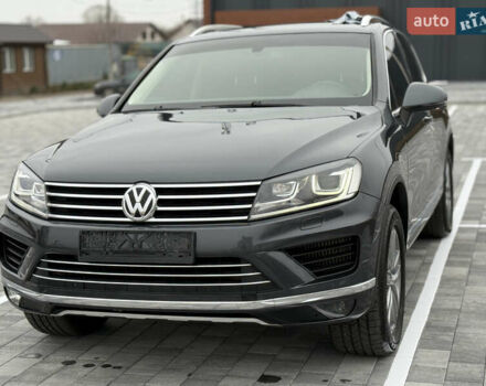 Серый Фольксваген Туарег, объемом двигателя 3 л и пробегом 186 тыс. км за 22500 $, фото 12 на Automoto.ua