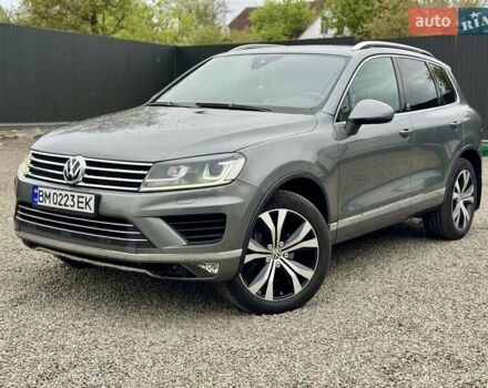 Серый Фольксваген Туарег, объемом двигателя 3.6 л и пробегом 134 тыс. км за 18999 $, фото 1 на Automoto.ua