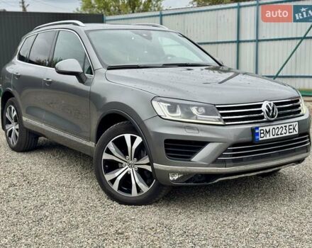 Серый Фольксваген Туарег, объемом двигателя 3.6 л и пробегом 134 тыс. км за 18999 $, фото 14 на Automoto.ua