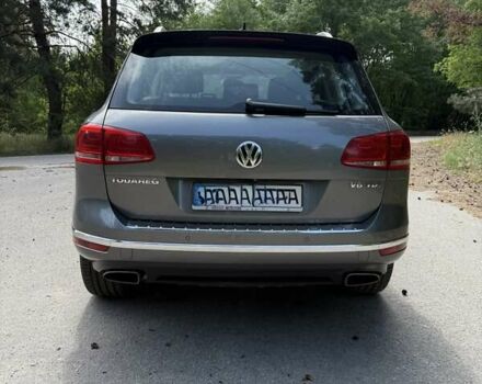 Серый Фольксваген Туарег, объемом двигателя 3 л и пробегом 223 тыс. км за 30000 $, фото 9 на Automoto.ua
