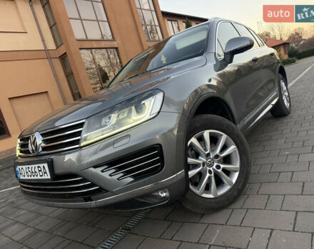 Серый Фольксваген Туарег, объемом двигателя 2.97 л и пробегом 139 тыс. км за 33900 $, фото 16 на Automoto.ua