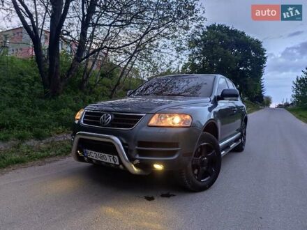 Фольксваген Туарег 2003 у Тернополі на Automoto.ua Сірий Фольксваген Туарег, об'ємом двигуна 3.19 л та пробігом 175 тис. км за 4999 $, фото 1 на Automoto.ua