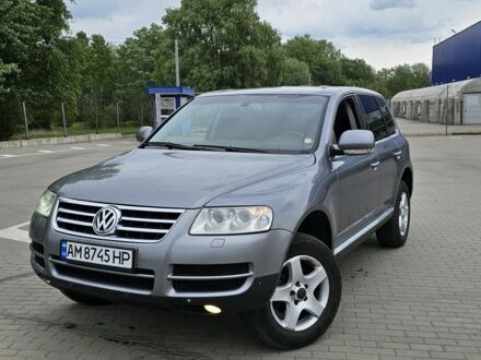 Фольксваген Туарег 2004 в Сумах на Automoto.ua Серый Фольксваген Туарег, объемом двигателя 2.5 л и пробегом 450 тыс. км за 3888 $, фото 1 на Automoto.ua