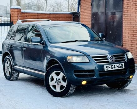 Серый Фольксваген Туарег, объемом двигателя 2.5 л и пробегом 320 тыс. км за 4150 $, фото 1 на Automoto.ua