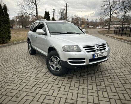 Серый Фольксваген Туарег, объемом двигателя 3.6 л и пробегом 386 тыс. км за 8250 $, фото 1 на Automoto.ua