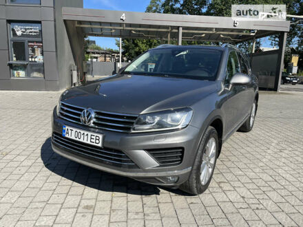 Фольксваген Туарег 2015 у Івано-Франківську на Automoto.ua Сірий Фольксваген Туарег, об'ємом двигуна 2.97 л та пробігом 130 тис. км за 28000 $, фото 1 на Automoto.ua