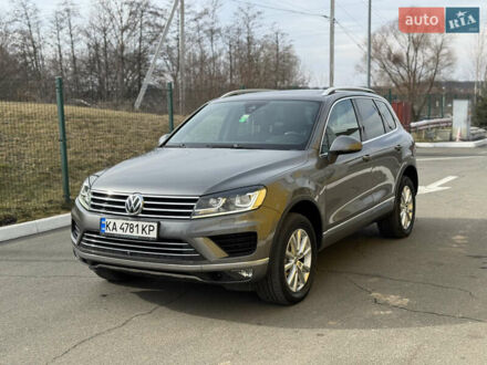 Фольксваген Туарег 2016 в Ирпене на Automoto.ua Серый Фольксваген Туарег, объемом двигателя 2.97 л и пробегом 203 тыс. км за 28500 $, фото 1 на Automoto.ua