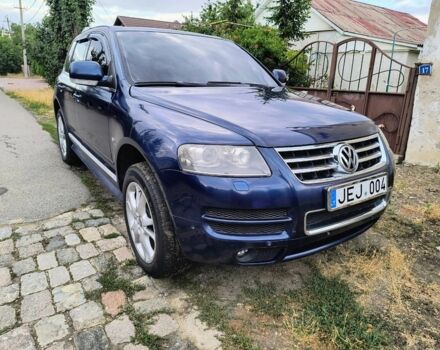 Синий Фольксваген Туарег, объемом двигателя 3 л и пробегом 300 тыс. км за 6200 $, фото 7 на Automoto.ua