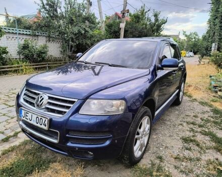 Синий Фольксваген Туарег, объемом двигателя 3 л и пробегом 300 тыс. км за 6200 $, фото 6 на Automoto.ua