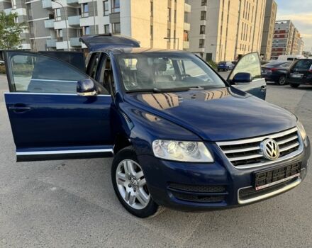 Синий Фольксваген Туарег, объемом двигателя 5 л и пробегом 192 тыс. км за 4400 $, фото 3 на Automoto.ua