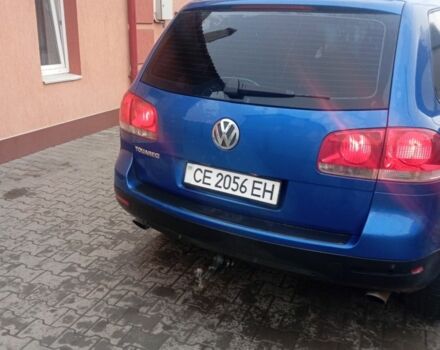 Синий Фольксваген Туарег, объемом двигателя 2.5 л и пробегом 306 тыс. км за 6800 $, фото 3 на Automoto.ua