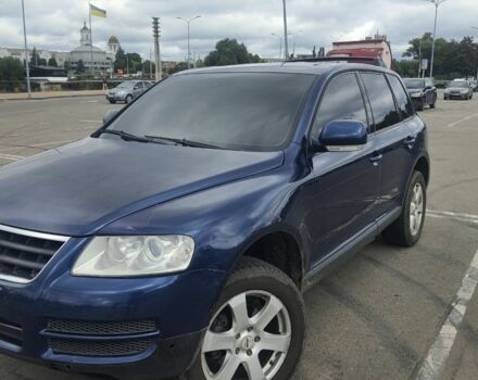 Синий Фольксваген Туарег, объемом двигателя 2.5 л и пробегом 342 тыс. км за 5400 $, фото 1 на Automoto.ua