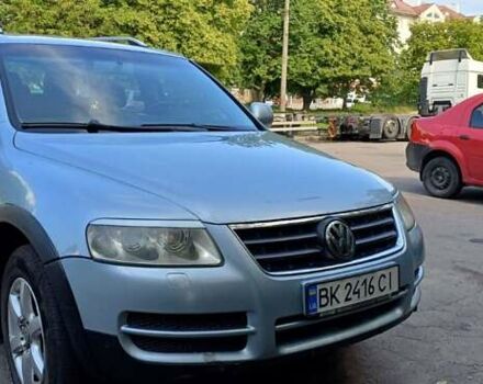 Синий Фольксваген Туарег, объемом двигателя 2.5 л и пробегом 431 тыс. км за 8200 $, фото 6 на Automoto.ua