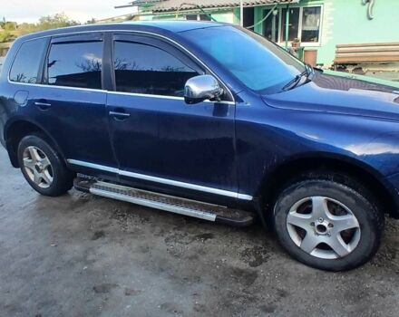 Синий Фольксваген Туарег, объемом двигателя 2.5 л и пробегом 330 тыс. км за 5000 $, фото 2 на Automoto.ua