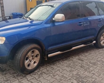 Синий Фольксваген Туарег, объемом двигателя 2.5 л и пробегом 306 тыс. км за 6800 $, фото 2 на Automoto.ua