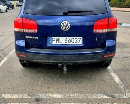 Синий Фольксваген Туарег, объемом двигателя 2.5 л и пробегом 343 тыс. км за 5500 $, фото 2 на Automoto.ua
