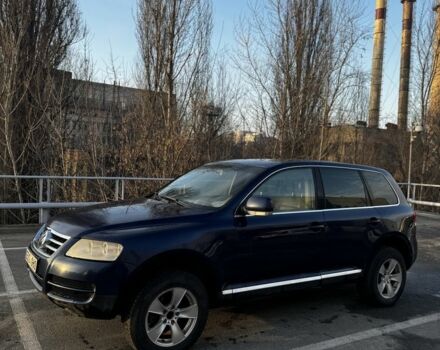 Синий Фольксваген Туарег, объемом двигателя 2.5 л и пробегом 372 тыс. км за 3799 $, фото 3 на Automoto.ua