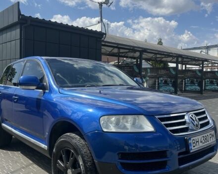 Синий Фольксваген Туарег, объемом двигателя 3 л и пробегом 377 тыс. км за 8700 $, фото 7 на Automoto.ua