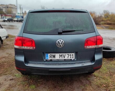 Синий Фольксваген Туарег, объемом двигателя 2.5 л и пробегом 336 тыс. км за 5500 $, фото 19 на Automoto.ua