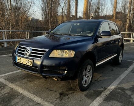 Синий Фольксваген Туарег, объемом двигателя 2.5 л и пробегом 372 тыс. км за 3799 $, фото 2 на Automoto.ua