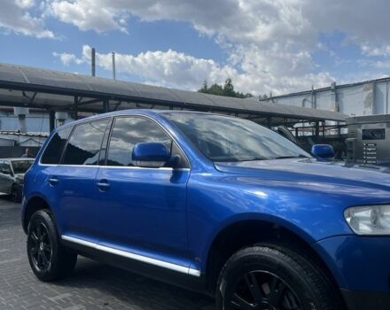 Синий Фольксваген Туарег, объемом двигателя 3 л и пробегом 377 тыс. км за 8700 $, фото 5 на Automoto.ua