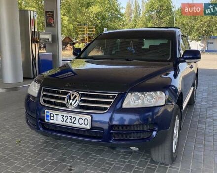 Синий Фольксваген Туарег, объемом двигателя 2.97 л и пробегом 284 тыс. км за 9000 $, фото 2 на Automoto.ua
