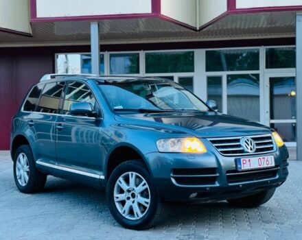 Синий Фольксваген Туарег, объемом двигателя 3 л и пробегом 230 тыс. км за 6640 $, фото 1 на Automoto.ua