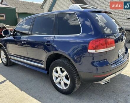 Синий Фольксваген Туарег, объемом двигателя 2.46 л и пробегом 291 тыс. км за 8000 $, фото 2 на Automoto.ua