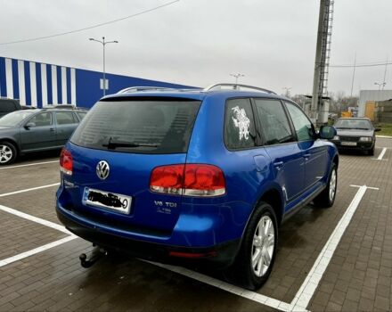 Синий Фольксваген Туарег, объемом двигателя 3 л и пробегом 430 тыс. км за 6008 $, фото 3 на Automoto.ua