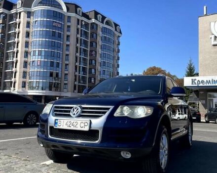 Синий Фольксваген Туарег, объемом двигателя 2.97 л и пробегом 246 тыс. км за 13000 $, фото 1 на Automoto.ua