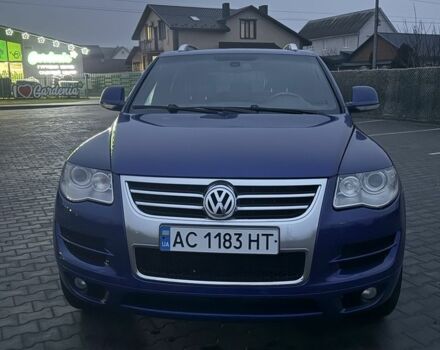 Синий Фольксваген Туарег, объемом двигателя 3 л и пробегом 269 тыс. км за 7999 $, фото 2 на Automoto.ua