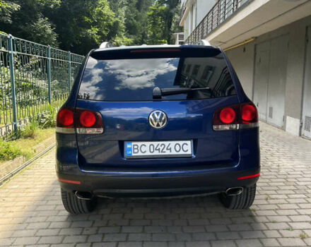 Синий Фольксваген Туарег, объемом двигателя 3 л и пробегом 386 тыс. км за 12300 $, фото 5 на Automoto.ua