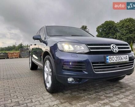 Синий Фольксваген Туарег, объемом двигателя 2.97 л и пробегом 317 тыс. км за 18000 $, фото 5 на Automoto.ua